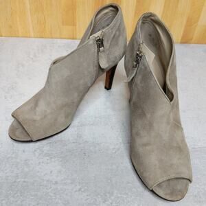 Franco Sarto L-Tiff Suede Booties - Sz 7.5M - GUC